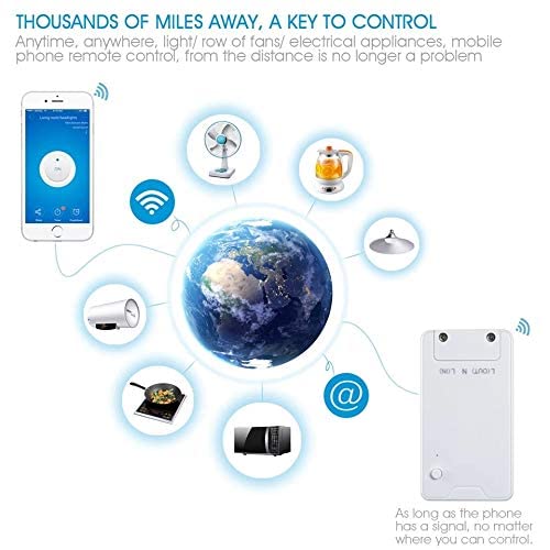 Wirelays Wifi Smart Switch for Alexa/Google Assistant Enabled, Remote Control, Android and iOS Support Switch Make existing switch board to smart switch retrofit solution up to 16Amp load Wirelays Wifi Smart Switch for Alexa/Google Assistant Enabled, Remote Control, Android and iOS Support Switch Make existing switch board to smart switch retrofit solution up to 16Amp load